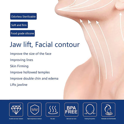 Jaw Exerciser for Men & Women - Facial Muscle Trainer, Neck & Face Slimmer, Jawline Toner