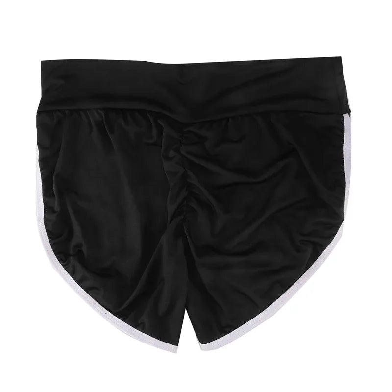 Women’s Quick-Dry Sports Panties - Yoga & Sleep Bottoms, Casual Fitness Shorts (Black, Gray, Red)