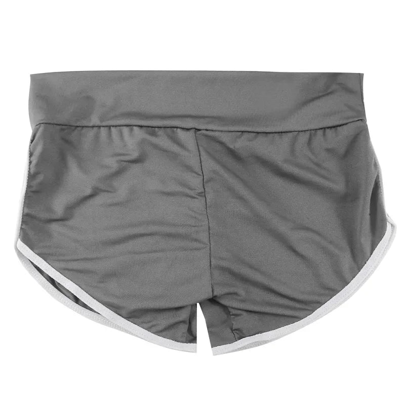 Women’s Quick-Dry Sports Panties - Yoga & Sleep Bottoms, Casual Fitness Shorts (Black, Gray, Red)