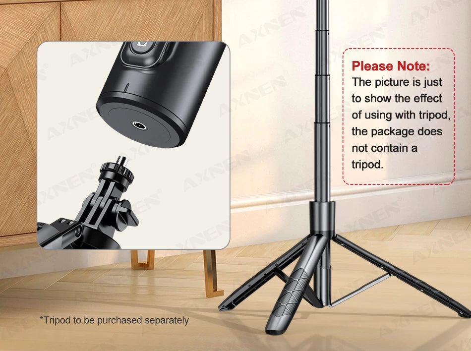 Auto Face Tracking Tripod 360° Rotation Gimbal with Remote