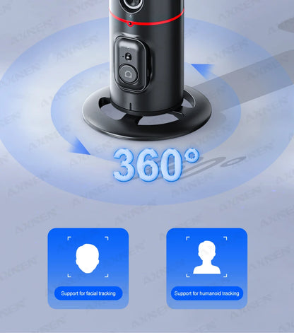 Auto Face Tracking Tripod 360° Rotation Gimbal with Remote