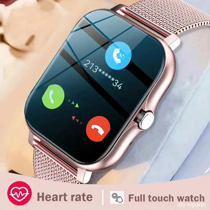 Smartwatch for Men & Women – 1.44" Full Touch Screen, Bluetooth Call, Health & Fitness Tracker, Compatible with Android & iOS